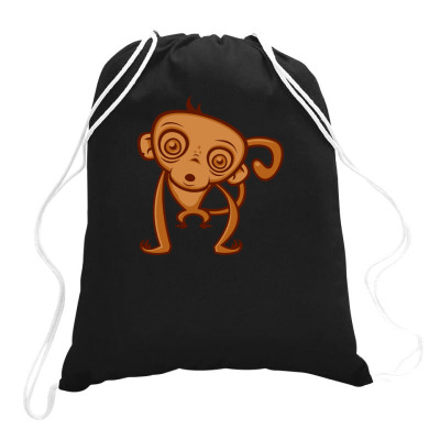 Monkey Cartoon Drawstring Bags Designed By Baron