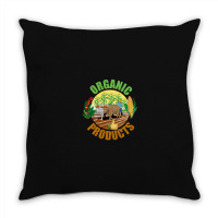 Organic Products Throw Pillow | Artistshot