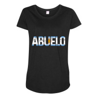 Mens Abuelo Argentinian Flag Argentina Argentine Fathers Day Maternity Scoop Neck T-shirt | Artistshot