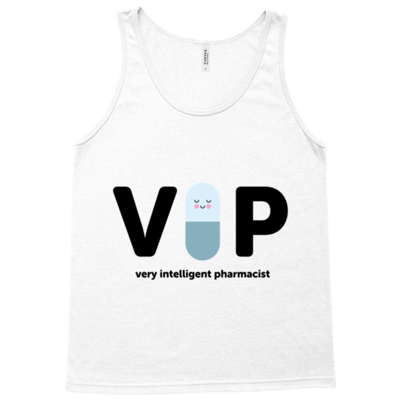 V I P  Very Intelligent Pharmacist Blue Tank Top by TONIOOMER | Artistshot