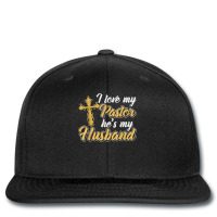 I Love My Pastor Hes My Husband Accessories Church Women Printed Hat | Artistshot