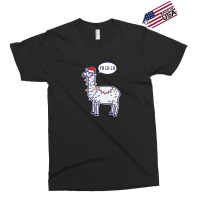 Funny Fa La Christmas Llama With Santa Hat 1 Exclusive T-shirt | Artistshot