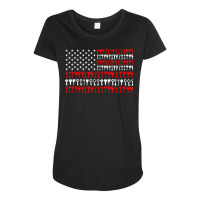 American Locksmith Locksmithing Lock Picker Usa Flag T Shirt Maternity Scoop Neck T-shirt | Artistshot