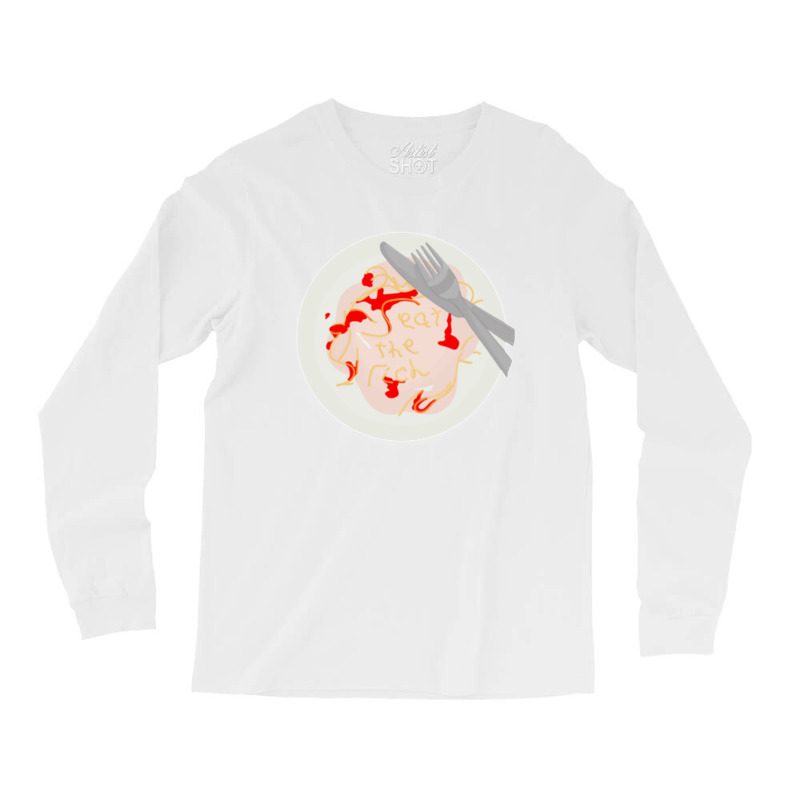 Eat The Rich Spaghetti Meatballs Long Sleeve Shirts | Artistshot