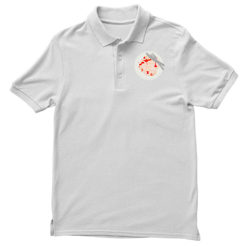 Eat The Rich Spaghetti Meatballs Men's Polo Shirt | Artistshot