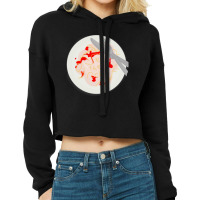 Eat The Rich Spaghetti Meatballs Cropped Hoodie | Artistshot