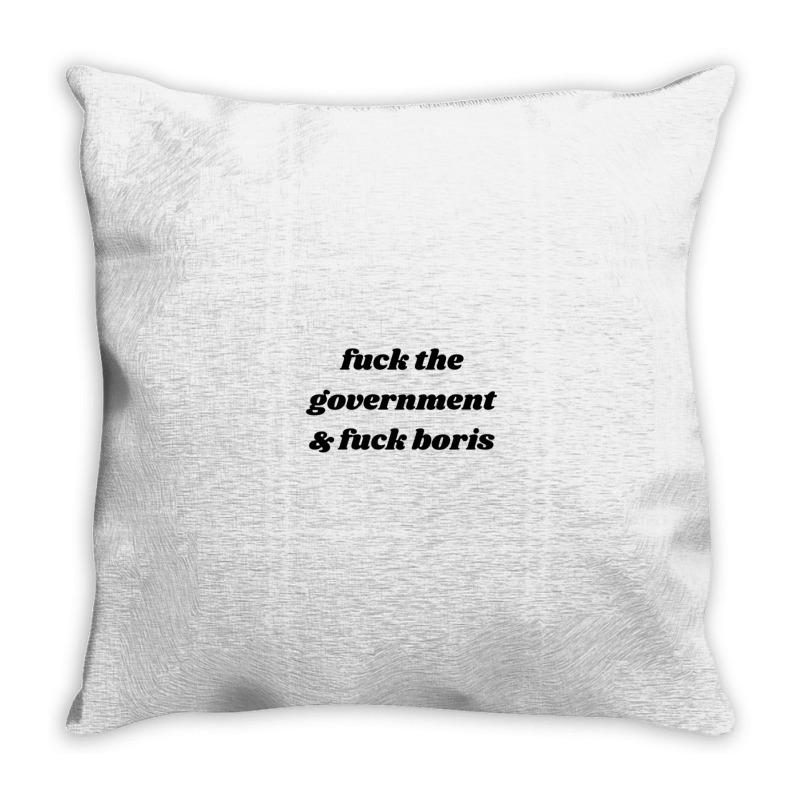 Fuck Boris Throw Pillow | Artistshot