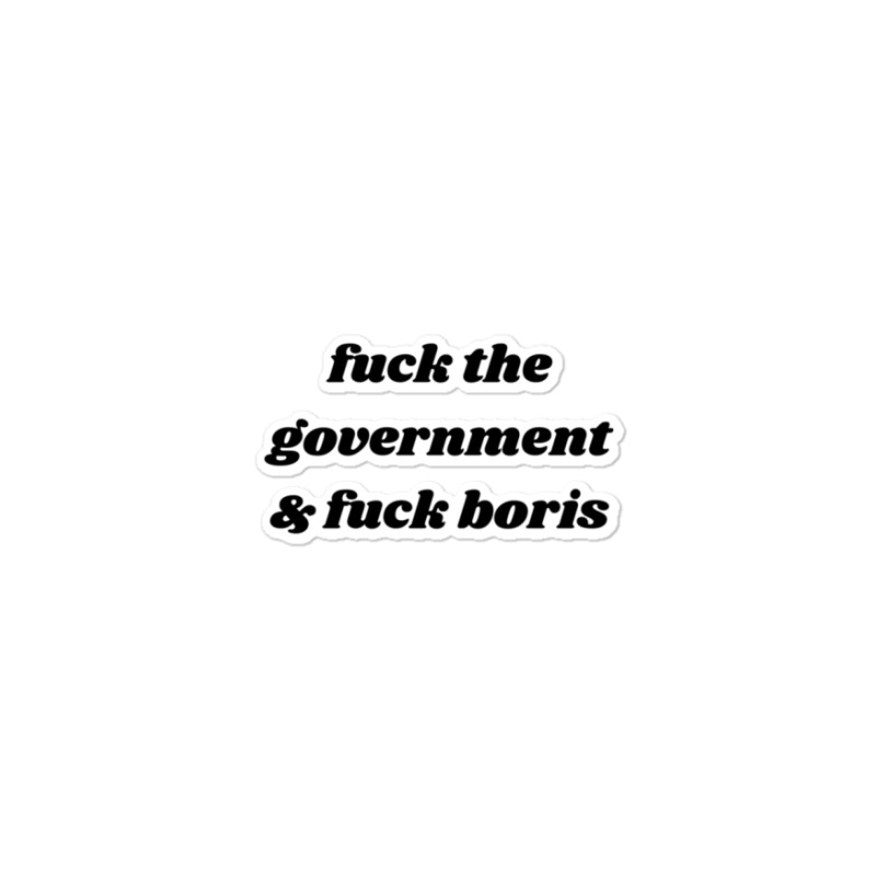 Fuck Boris Sticker | Artistshot