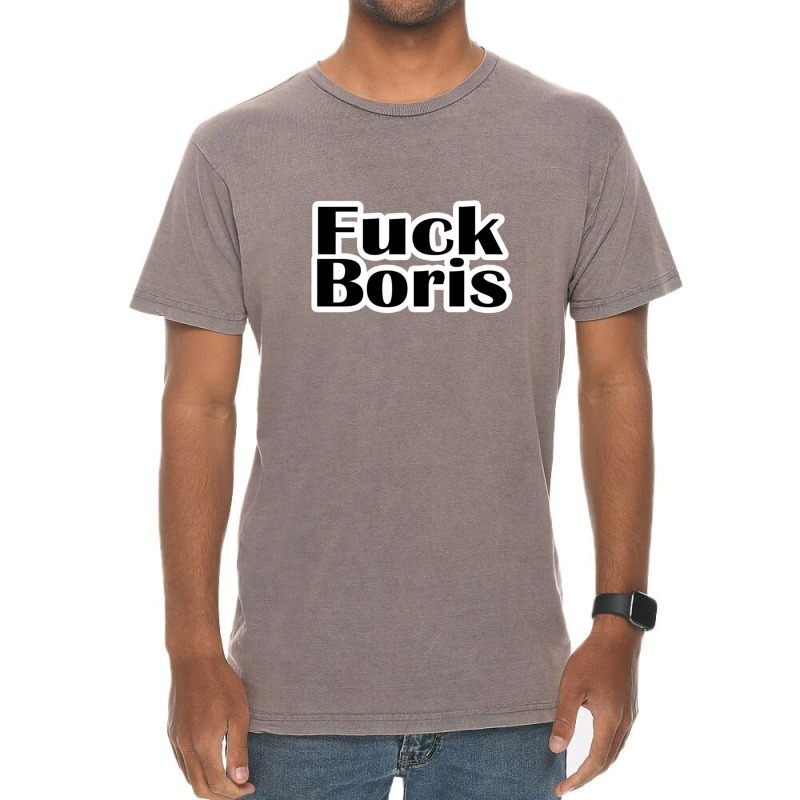 Fuck Boris  3 Vintage T-shirt | Artistshot