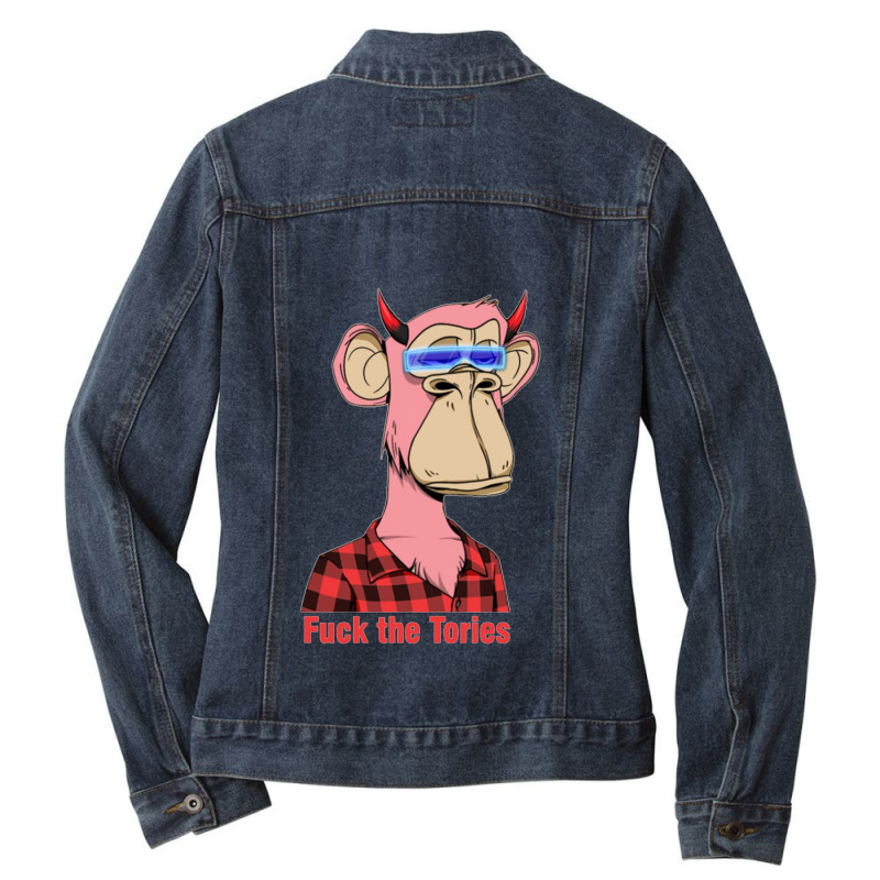 Fuck The Tories  5 Ladies Denim Jacket by MARIASANTIAGO | Artistshot