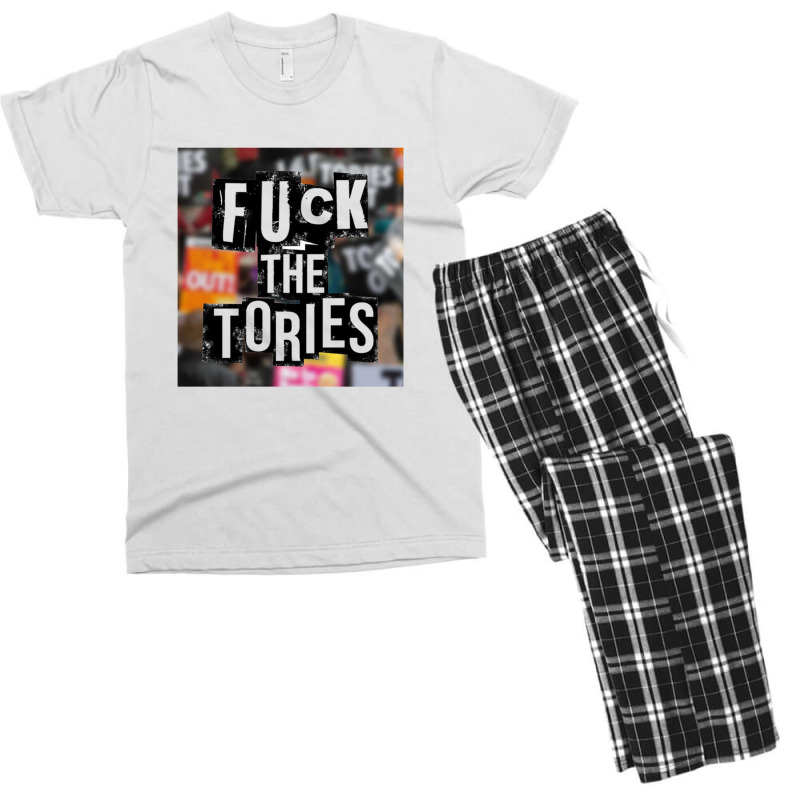 Fuck The Tories  8 Men's T-shirt Pajama Set | Artistshot