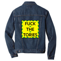 Fuck The Tories (4) Men Denim Jacket | Artistshot