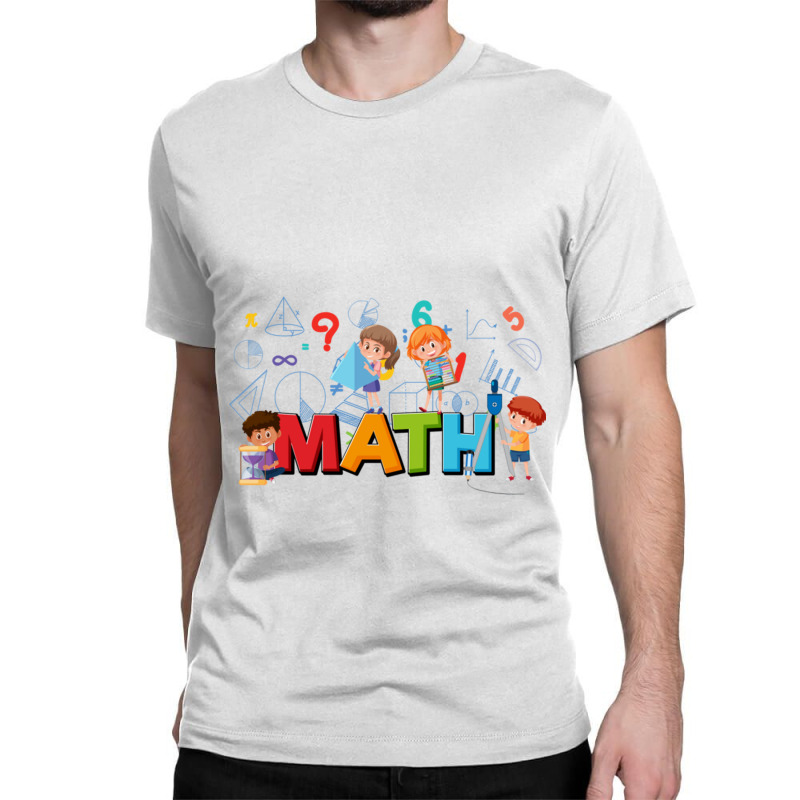 Subject Labels Maths Classic T-shirt | Artistshot