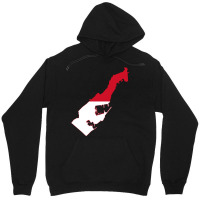 Flag Map Of Monaco Unisex Hoodie | Artistshot