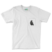 Crow Illustration Pocket T-shirt | Artistshot