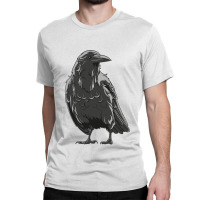 Crow Illustration Classic T-shirt | Artistshot