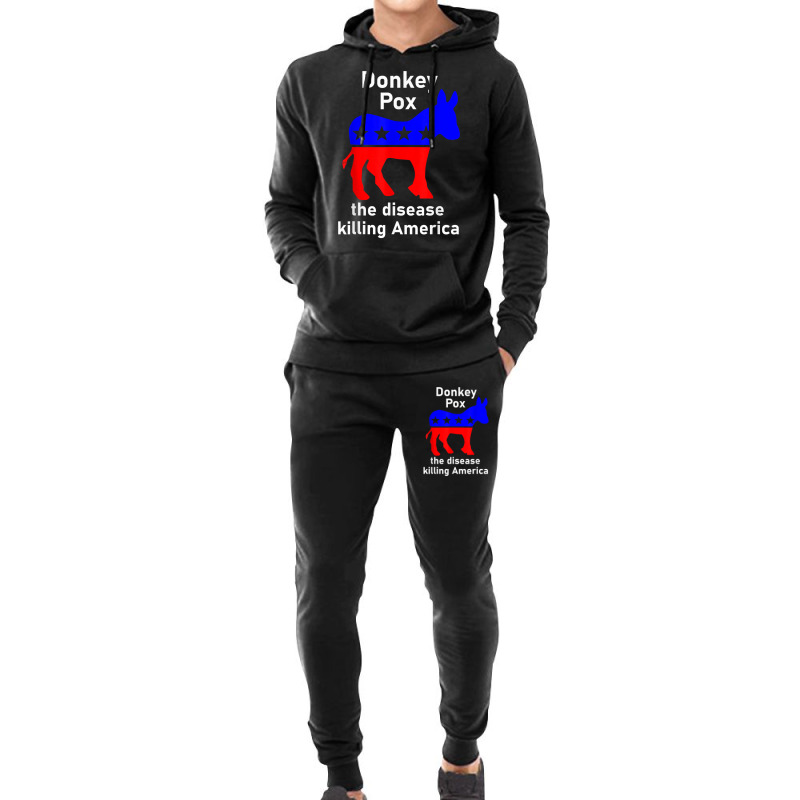 Donkey Pox Donkey Political Funny Satire Hoodie & Jogger set by Evelyn D Adkins | Artistshot