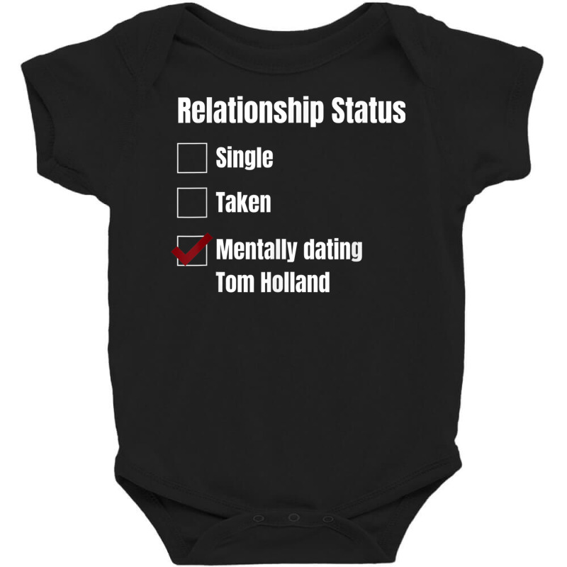 Relationship Status - Mentally Dating Baby Bodysuit by ReginaldLewisMay | Artistshot