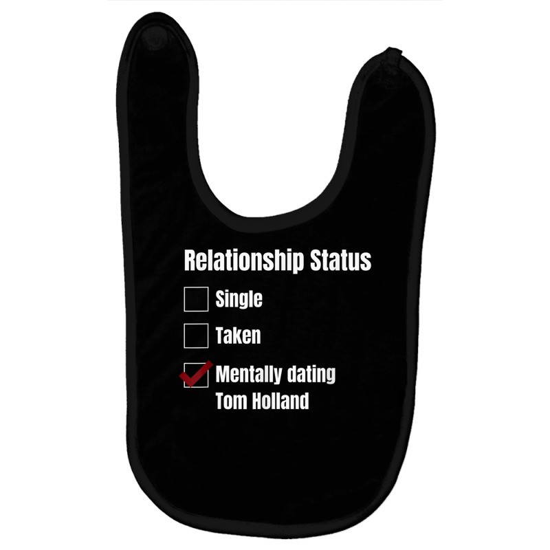 Relationship Status - Mentally Dating Baby Bibs by ReginaldLewisMay | Artistshot