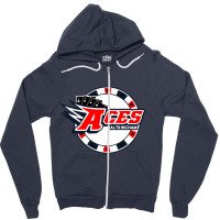 Altrincham Aces Zipper Hoodie | Artistshot