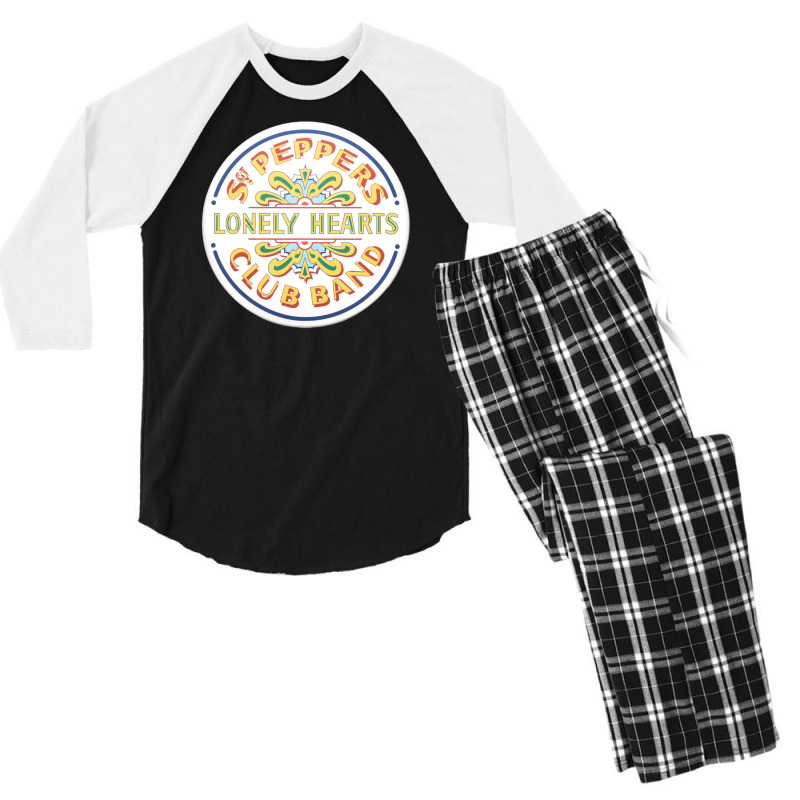 Sgt Pepper Drum Skin Men's 3/4 Sleeve Pajama Set | Artistshot