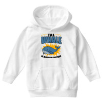 I'm A Whale In A Human Costume Sea Life Marine Biologist T Shirt Youth Hoodie | Artistshot