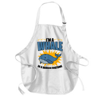 I'm A Whale In A Human Costume Sea Life Marine Biologist T Shirt Medium-length Apron | Artistshot