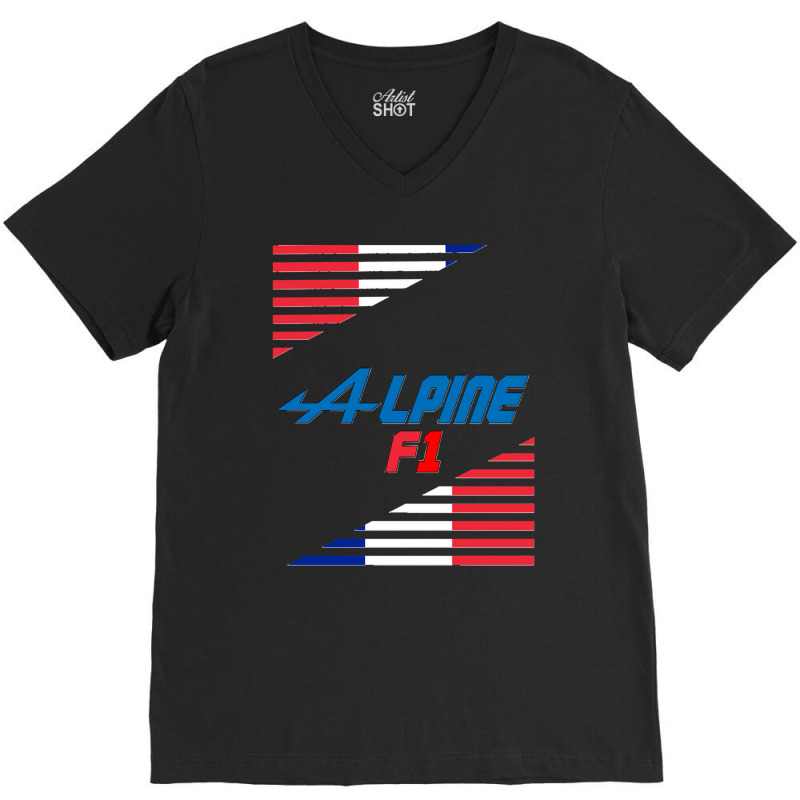 Alpine F1 S V-Neck Tee by Evelyn D Adkins | Artistshot