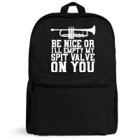 Empty Spit Valve - Trumpet Shirt For Trumpet Player Backpack | Artistshot