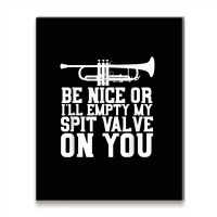 Empty Spit Valve - Trumpet Shirt For Trumpet Player Metal Print Vertical | Artistshot