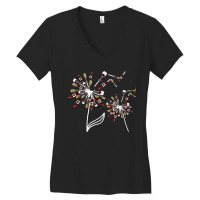 Dandelion Drinking Wine For Herbalist Wine Lover Women's V-neck T-shirt | Artistshot