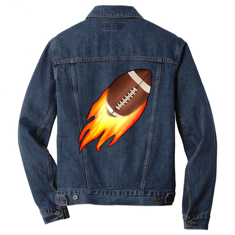 American Football Men Denim Jacket by Evelyn D Adkins | Artistshot