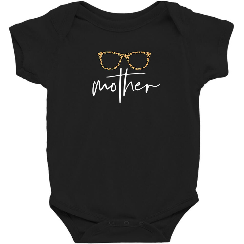 Funny Mother Leopard Glasses Headband Happy Mothers Day 2022 Baby Bodysuit by gudemhaskab | Artistshot