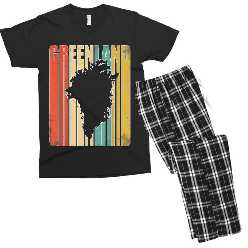 Vintage Greenland Men's T-shirt Pajama Set | Artistshot