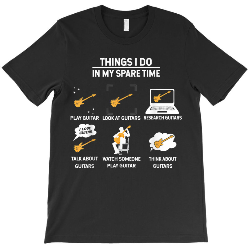 Epiphone Guitar Tee Guitar Things I Do In My Spare Time T-Shirt by JudithPlagmann | Artistshot