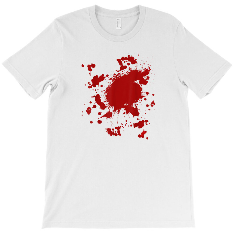 Blood Splatter Costume Gag Fancy Dress Scary Halloween T-Shirt by Evelyn D Adkins | Artistshot