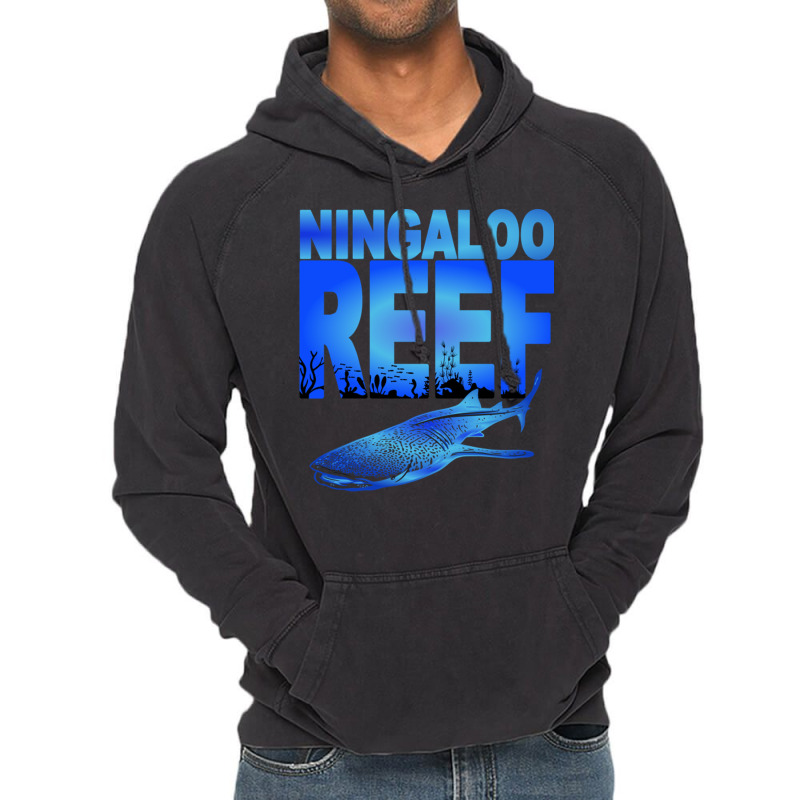 Ningaloo Reef Diver Vintage Hoodie by CarmelaElaine | Artistshot