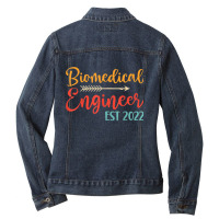 Biomedical Engineer Es2022 Engineering Retro Ladies Denim Jacket | Artistshot