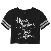 Vintage Heads Carolina Tail California Summer Beach Paradise Scorecard Crop Tee | Artistshot