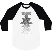 Bob Mortimers Names 3/4 Sleeve Shirt | Artistshot