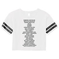 Bob Mortimers Names Scorecard Crop Tee | Artistshot