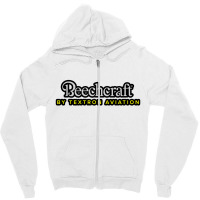 Beechcraft Aircraft Aviation Zipper Hoodie | Artistshot