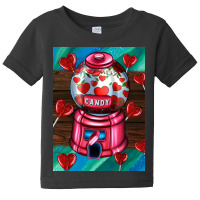 Candy Machine  With Heart Candies  Air Baby Tee | Artistshot