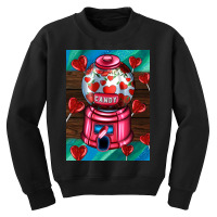 Candy Machine  With Heart Candies  Air Youth Sweatshirt | Artistshot