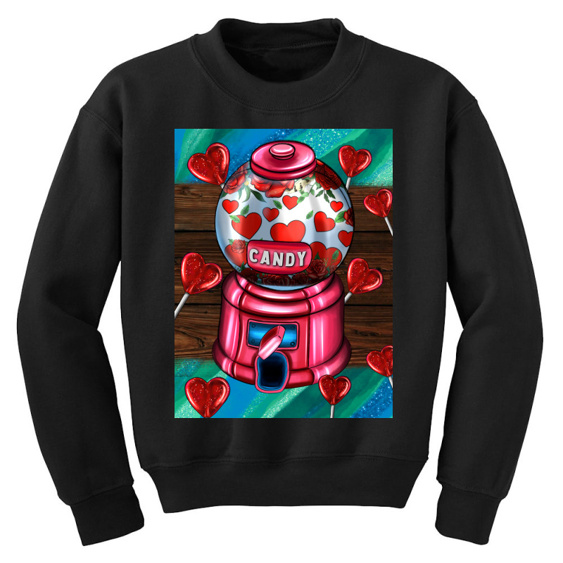 Candy Machine  With Heart Candies  Air Youth Sweatshirt | Artistshot