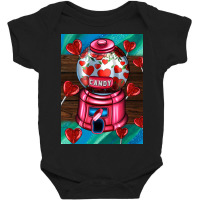 Candy Machine  With Heart Candies  Air Baby Bodysuit | Artistshot