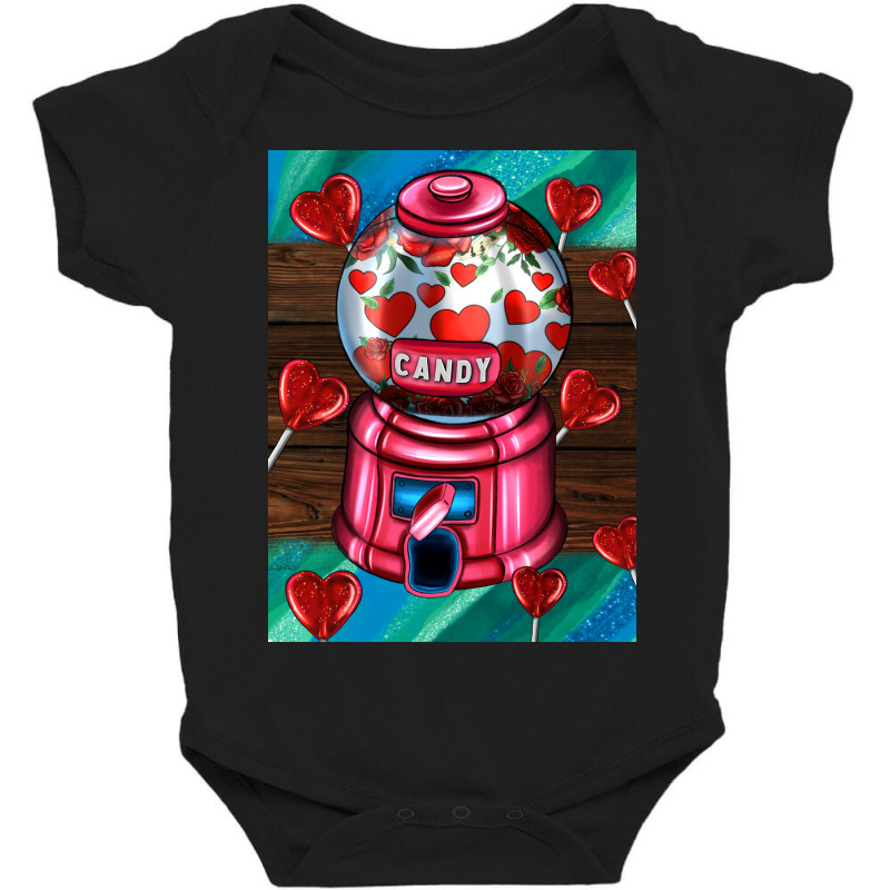 Candy Machine  With Heart Candies  Air Baby Bodysuit | Artistshot