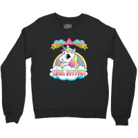 Hail Satan Unicorn Crewneck Sweatshirt | Artistshot