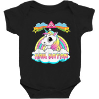 Hail Satan Unicorn Baby Bodysuit | Artistshot