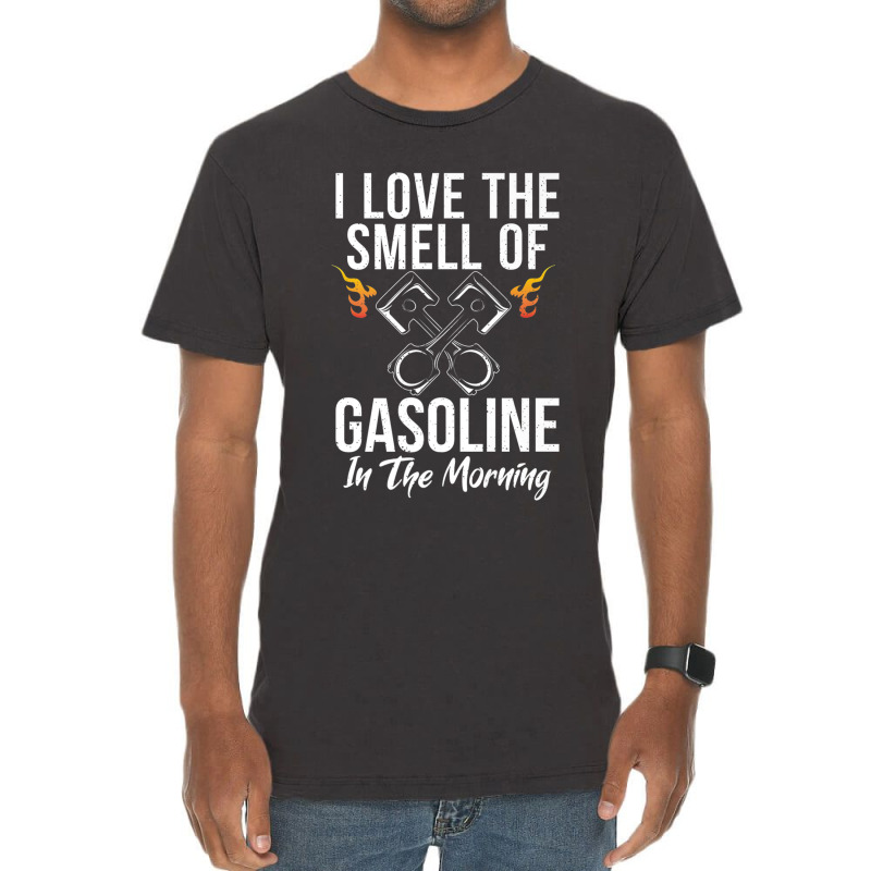 I Love The Smell Of Gasoline In The Morning Repair Mechanic Premium Vintage T-shirt | Artistshot